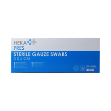 Hekapres Hydrofiel gaaskompres 5 x 5 steriel 100.00 Stuks