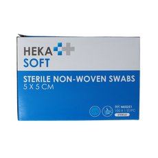 Heka Soft Non-woven kompres 5x5 steriel 100.00 Stuks
