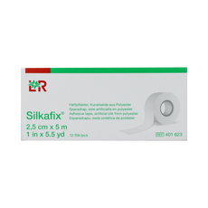 Silkafix Hechtpleister 5m x 2.5cm latexvrij 12.00 Stuks