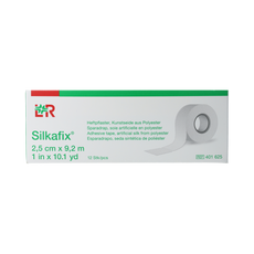 Silkafix Hechtpleister 9.2m x 2.5cm latexvrij 12.00 Stuks