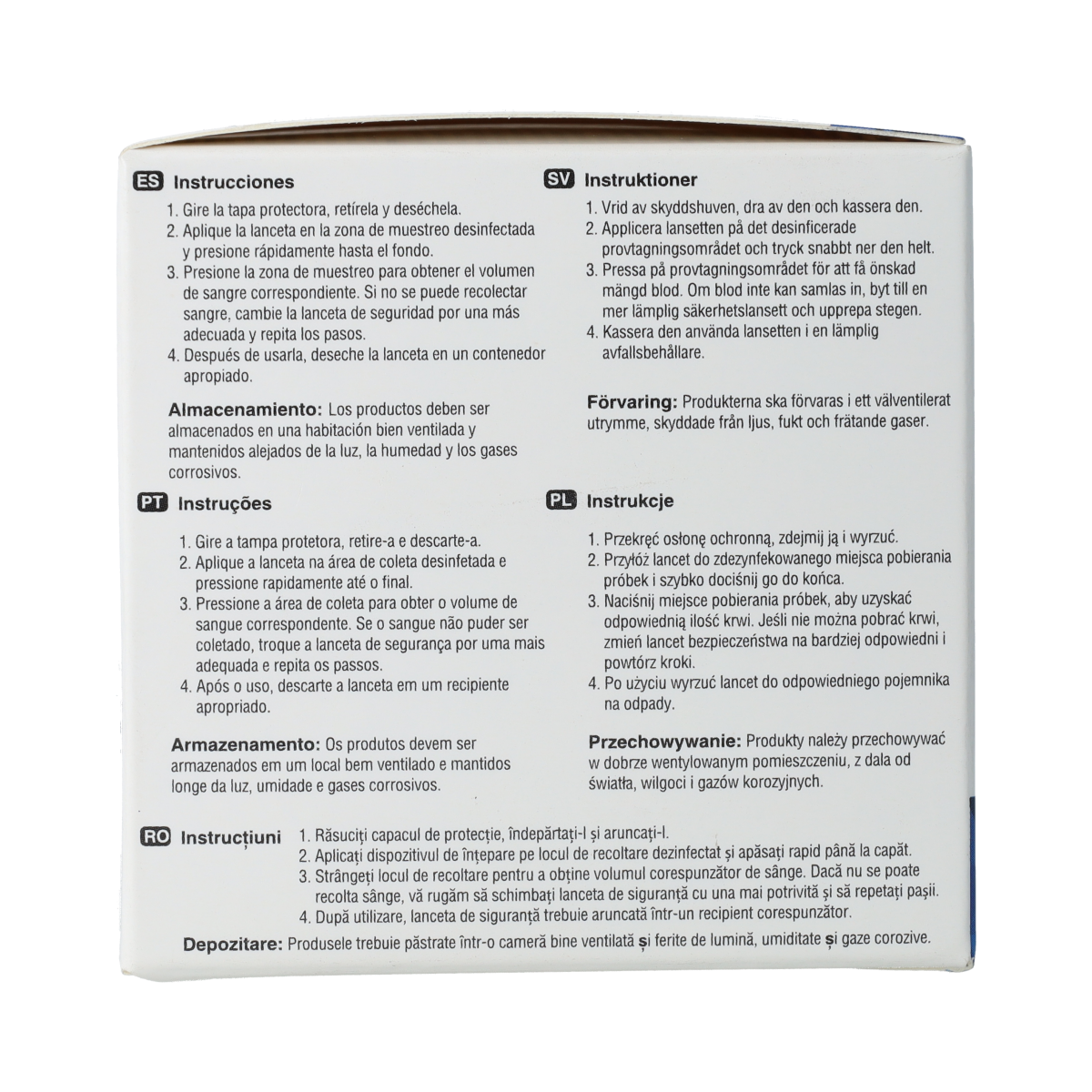 Fora Veiligheidslancetten (28G) 100.00 Stuks