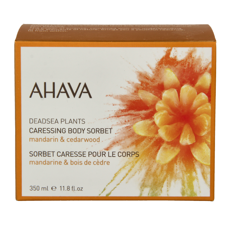 Ahava Caressing body sorbet Mandarin & Cedarwood 350 Gram