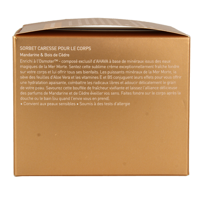 Ahava Caressing body sorbet Mandarin & Cedarwood 350.00 Milliliter