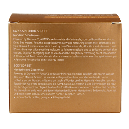 Ahava Caressing body sorbet Mandarin & Cedarwood 350.00 Milliliter