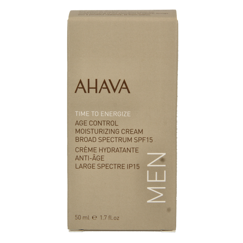 Ahava Men age control moisturizing gezichtcreme SPF15  50 Milliliter