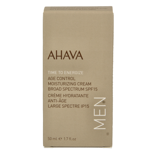 Ahava Men age control moisturizing gezichtcreme SPF15  50 Milliliter