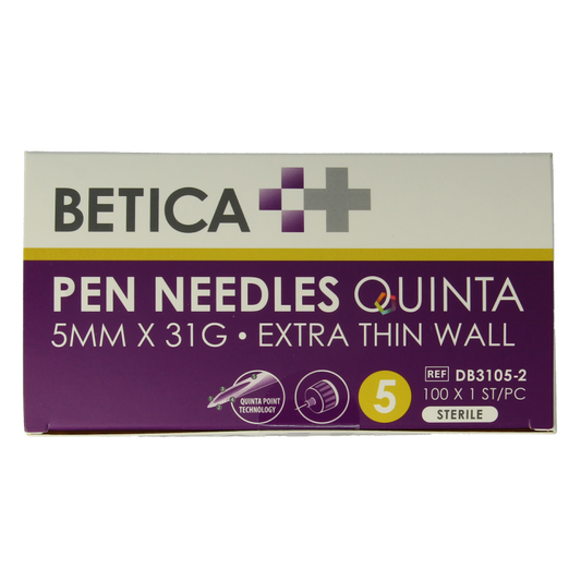 Betica Pennaalden Quinta steriel 5mmx31g 100 Stuks