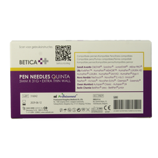 Betica Pennaalden Quinta steriel 5mmx31g 100.00 Stuks