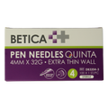 Betica Pennaalden Quinta steriel 4mmx32g 100.00 Stuks