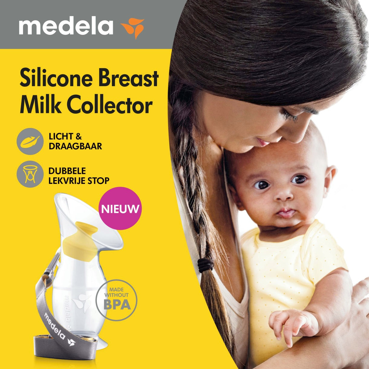 Medela Siliconen moedermelkcollector  1 Stuks