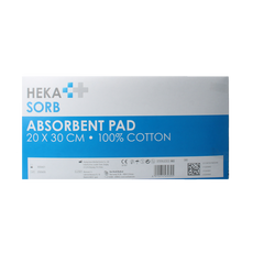 Hekasorb Absorberend verband 20x30 steriel  10.00 Stuks