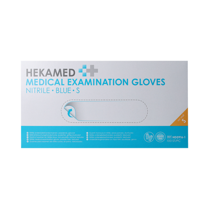 Hekamed Handschoenen soft nitrile S 100.00 Stuks