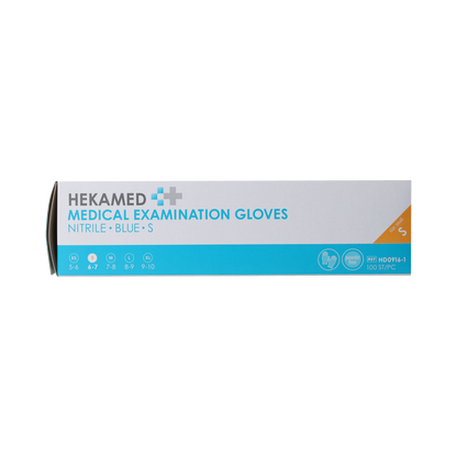 Hekamed Handschoenen soft nitrile S 100.00 Stuks