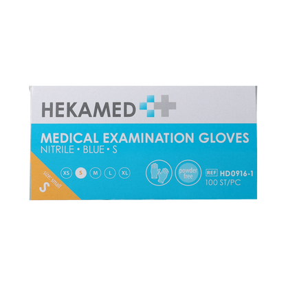 Hekamed Handschoenen soft nitrile S 100.00 Stuks