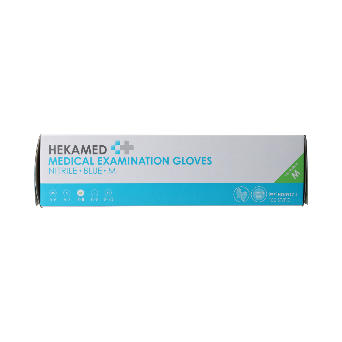 Hekamed Handschoenen soft nitrile M 100.00 Stuks