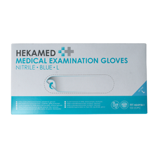 Heka Hekamed handschoen soft nitril L 100.00 Stuks