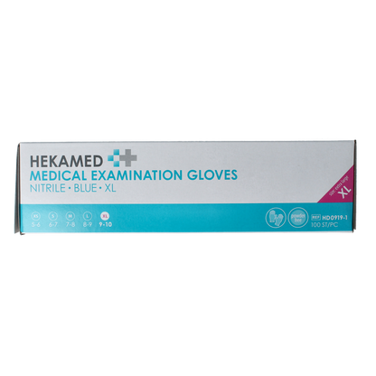 Hekamed Handschoen soft nitrile XL 100.00 Stuks
