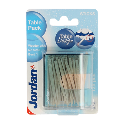 Jordan Tandenstoker tafeldispenser 125 stuks 1.00 Stuks