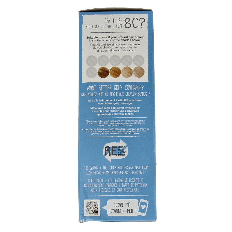 Tints Of Nature 8C licht asblond 1 Set