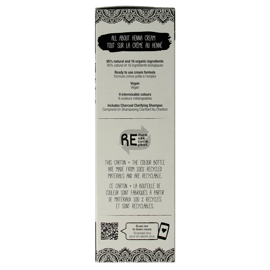 Tints Of Nature Henna cream black semi permanent 70.00 Milliliter