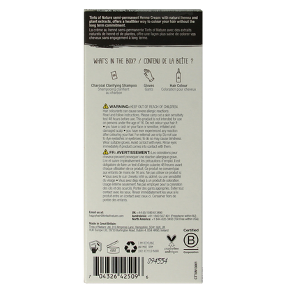 Tints Of Nature Henna cream dark brown semi permanent 70.00 Milliliter