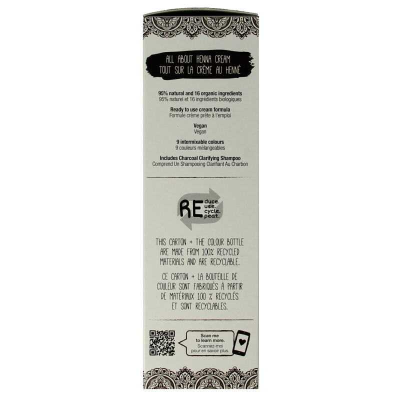 Tints Of Nature Henna cream dark brown semi permanent 70 Milliliter