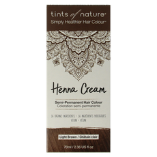 Tints Of Nature Henna cream light brown semi permanent 70 Milliliter