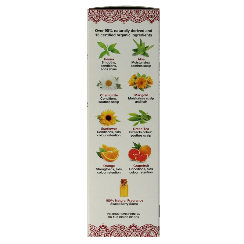 Tints Of Nature Henna cream mahogany red semi permanent 70 Milliliter