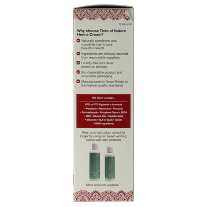 Tints Of Nature Henna cream red semi permanent 70 Milliliter