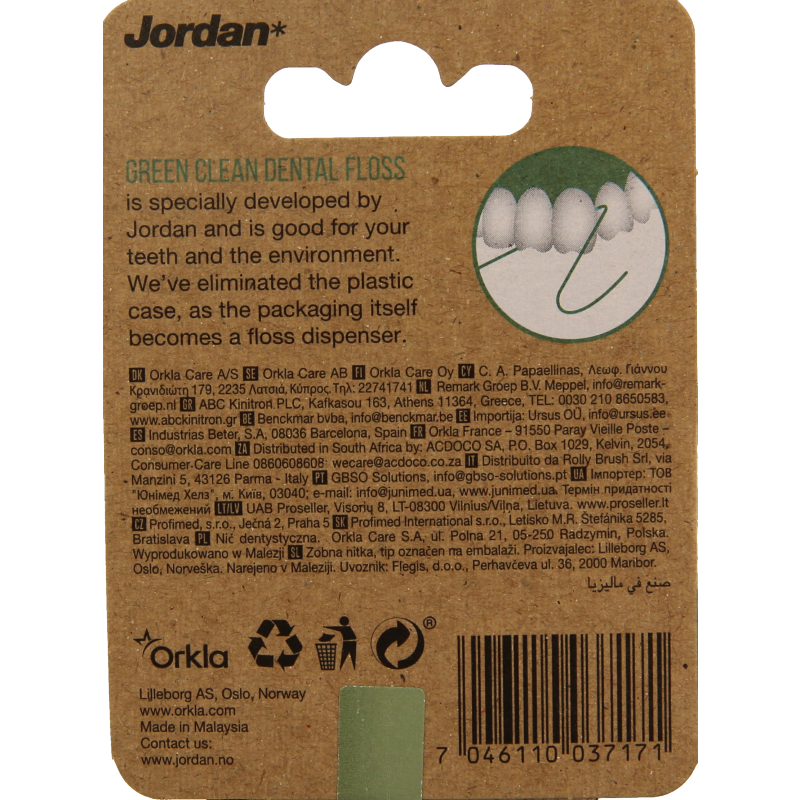 Jordan Green clean floss 30 meter 1 Stuks