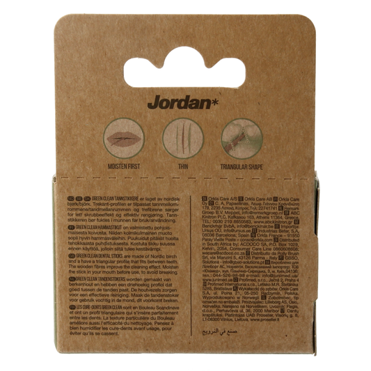 Jordan Green clean tandenstoker dun 100 Stuks