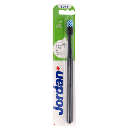 Jordan Tandenborstel clean smile soft assortie 1.00 Stuks