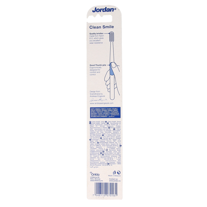 Jordan Tandenborstel clean smile soft assortie 1.00 Stuks