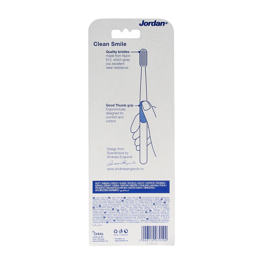 Jordan Tandenborstel clean smile soft 3 Stuks