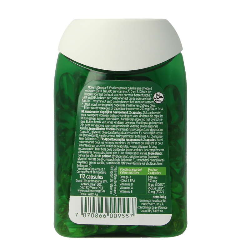 Mollers Omega-3 visoliecapsules 112 Capsules