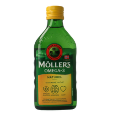 Mollers Omega-3 levertraan naturel 250.00 Milliliter