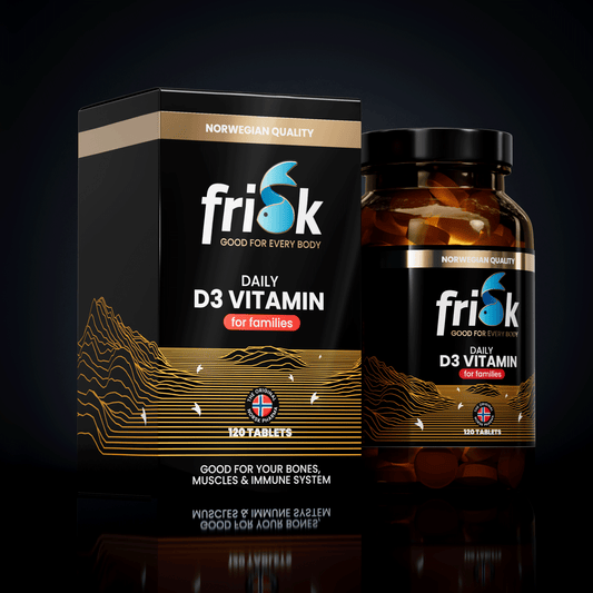 Frisk Vitamin D3 daily for families 120 Tabletten