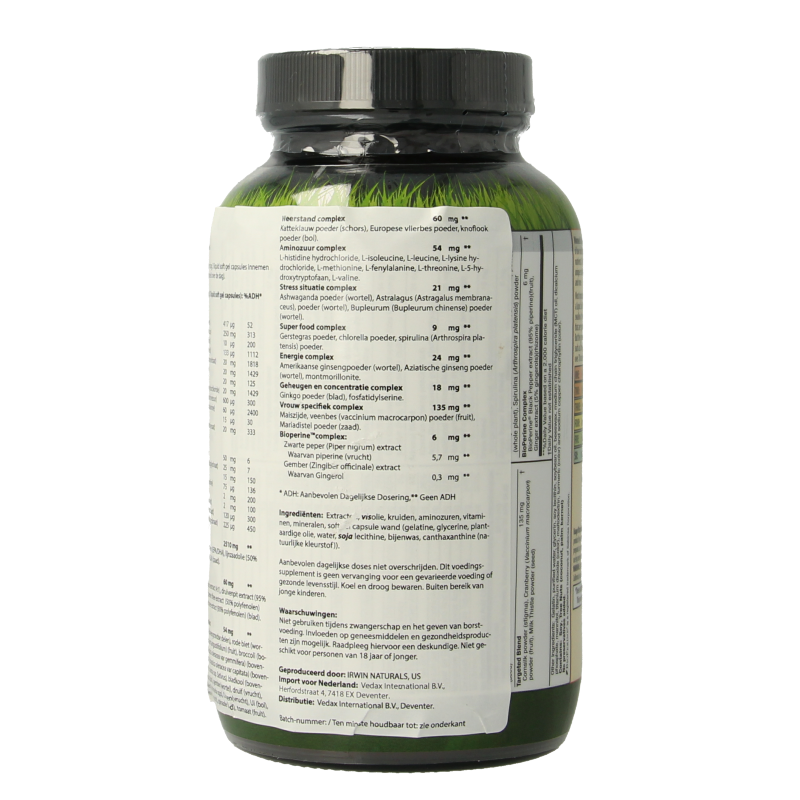 Irwin Naturals Living green liquid gel multi for women 120 Softgels