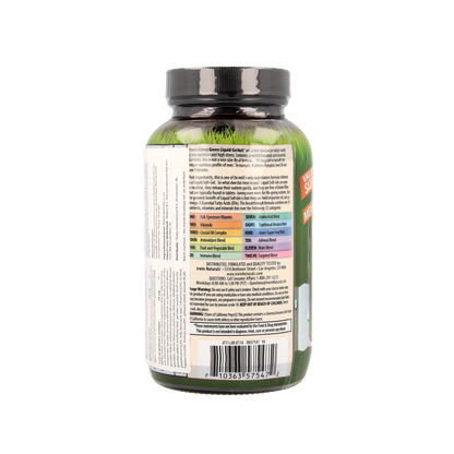 Irwin Naturals Living green liquid gel multi for men 120.00 Softgels