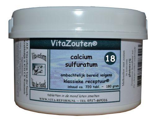 Vitazouten Calcium sulfuratum VitaZout nr. 18 720 Tabletten