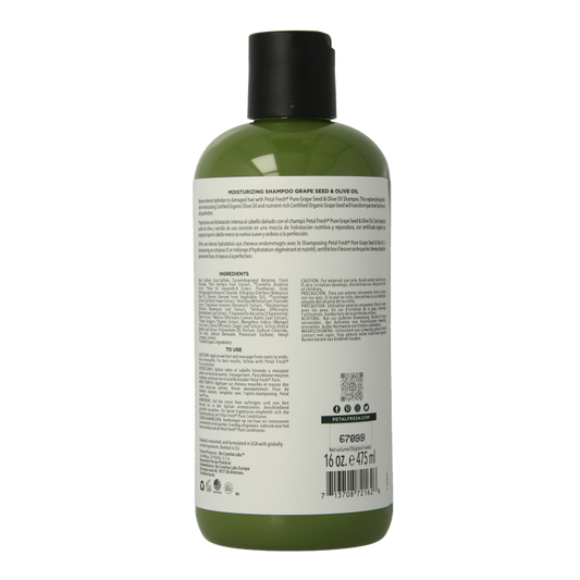 Petal Fresh Shampoo grape seed & olive oil 475 Milliliter