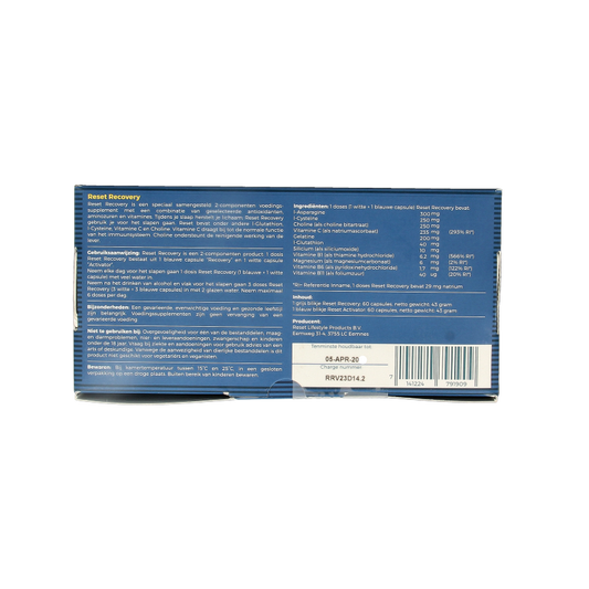 Reset Recovery 120 Capsules