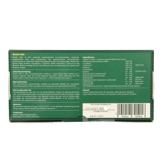 Reset Hair 120 Capsules