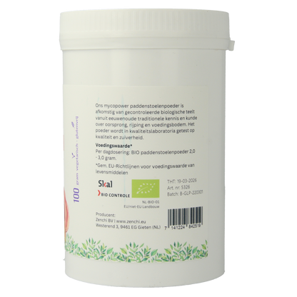 Mycopower Reishi poeder bio 100.00 Gram