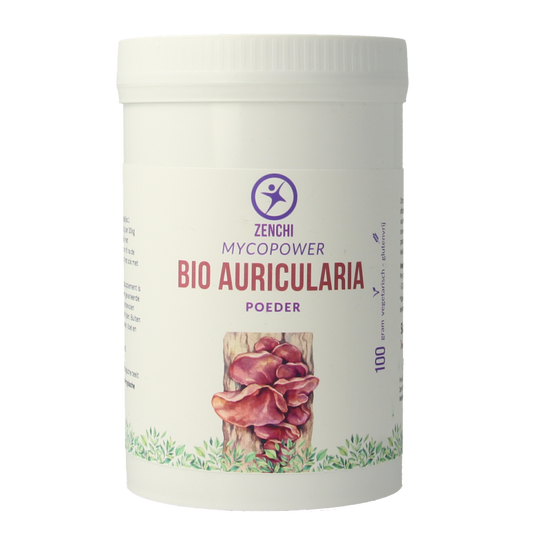Mycopower Auricularia poeder bio 100 Gram