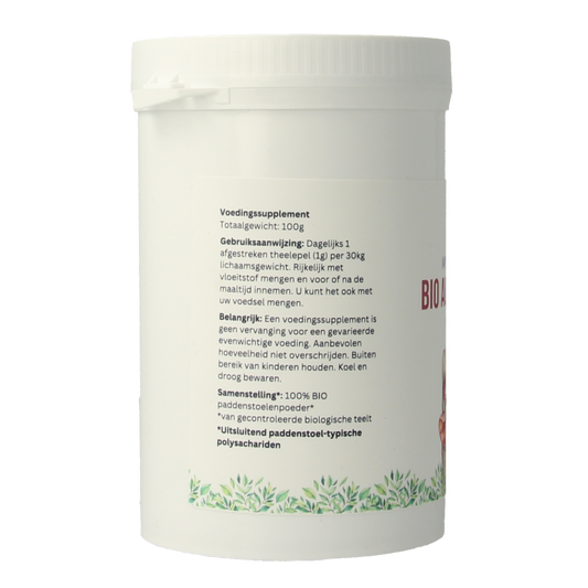 Mycopower Auricularia poeder bio 100 Gram