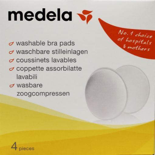 Medela Zoogkompressen wasbaar 4 Stuks