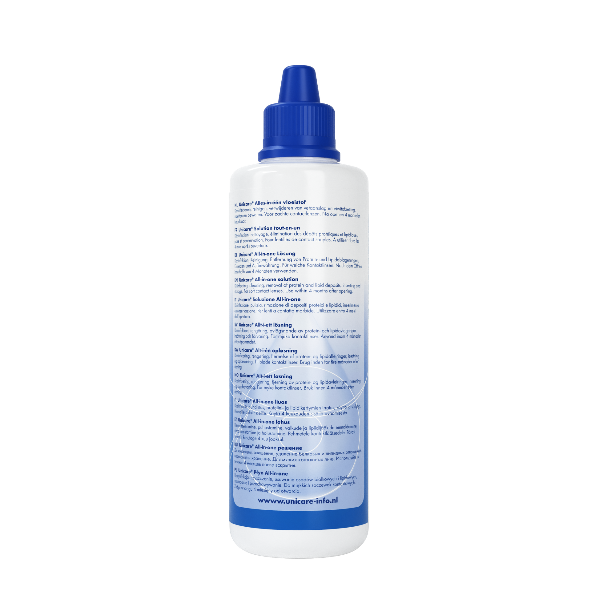 Unicare Unicare AIO lenzenvloeistof voor zachte lenzen 250.00 Milliliter