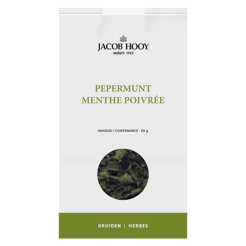 Jacob Hooy Pepermuntblad heel  20 Gram