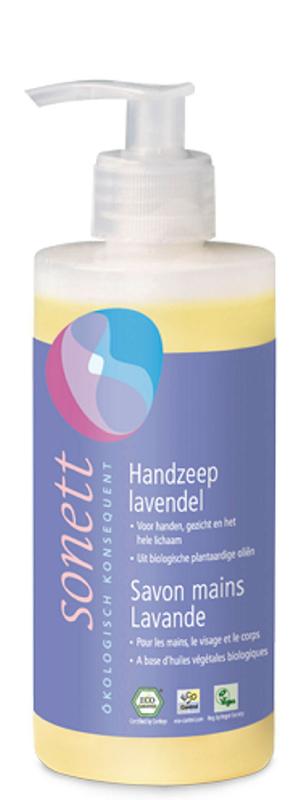 Sonett Handzeep lavendel vloeibaar 300.00 Milliliter